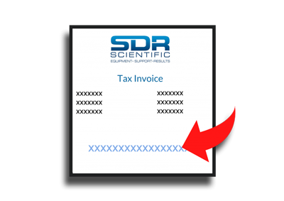 To Pay an invoice SDR Scientific